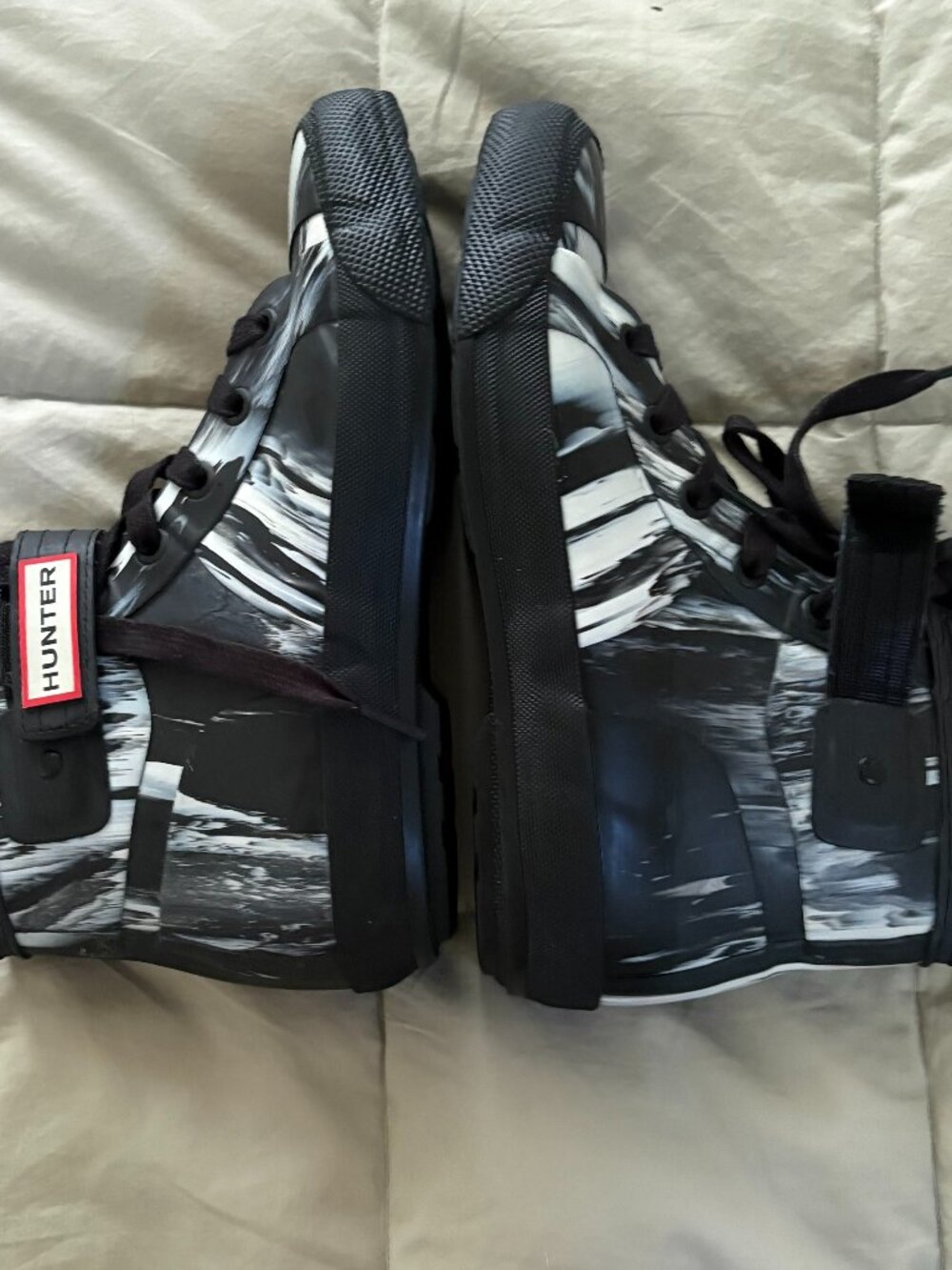 Hunter Original Nightfall High Top Lace-Up boots Size 8 - Picture 4 of 6
